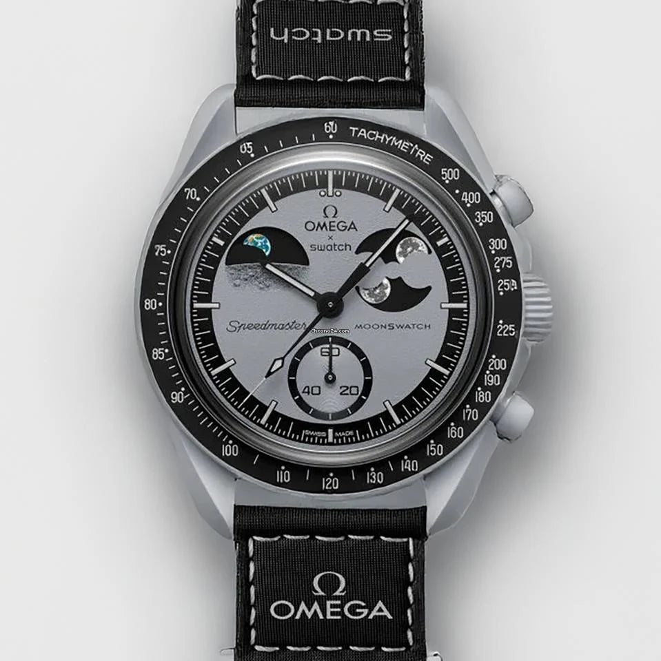 Swatch Moonswatch x Omega New Mission to EarthPhase Bioceramic Moonswatch