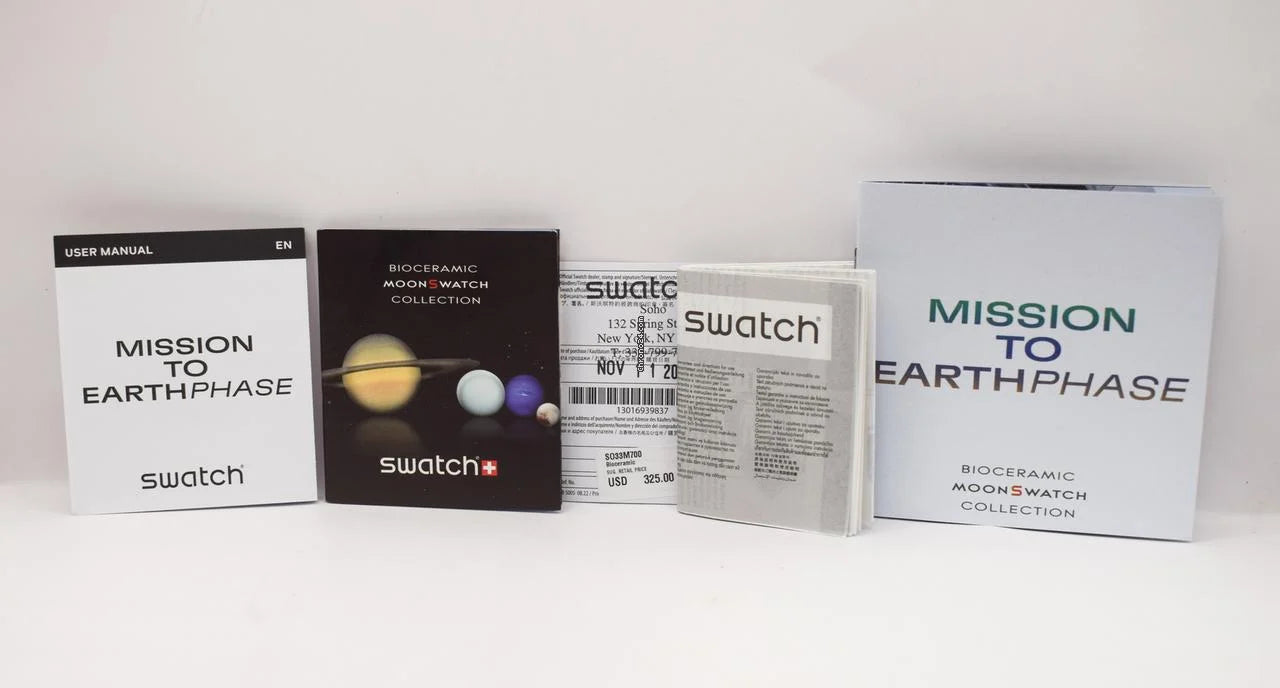 Swatch Moonswatch x Omega New Mission to EarthPhase Bioceramic Moonswatch