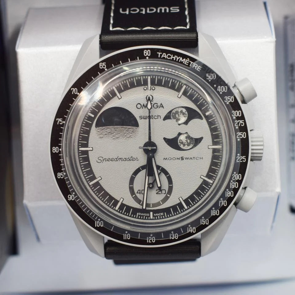 Swatch Moonswatch x Omega New Mission to EarthPhase Bioceramic Moonswatch