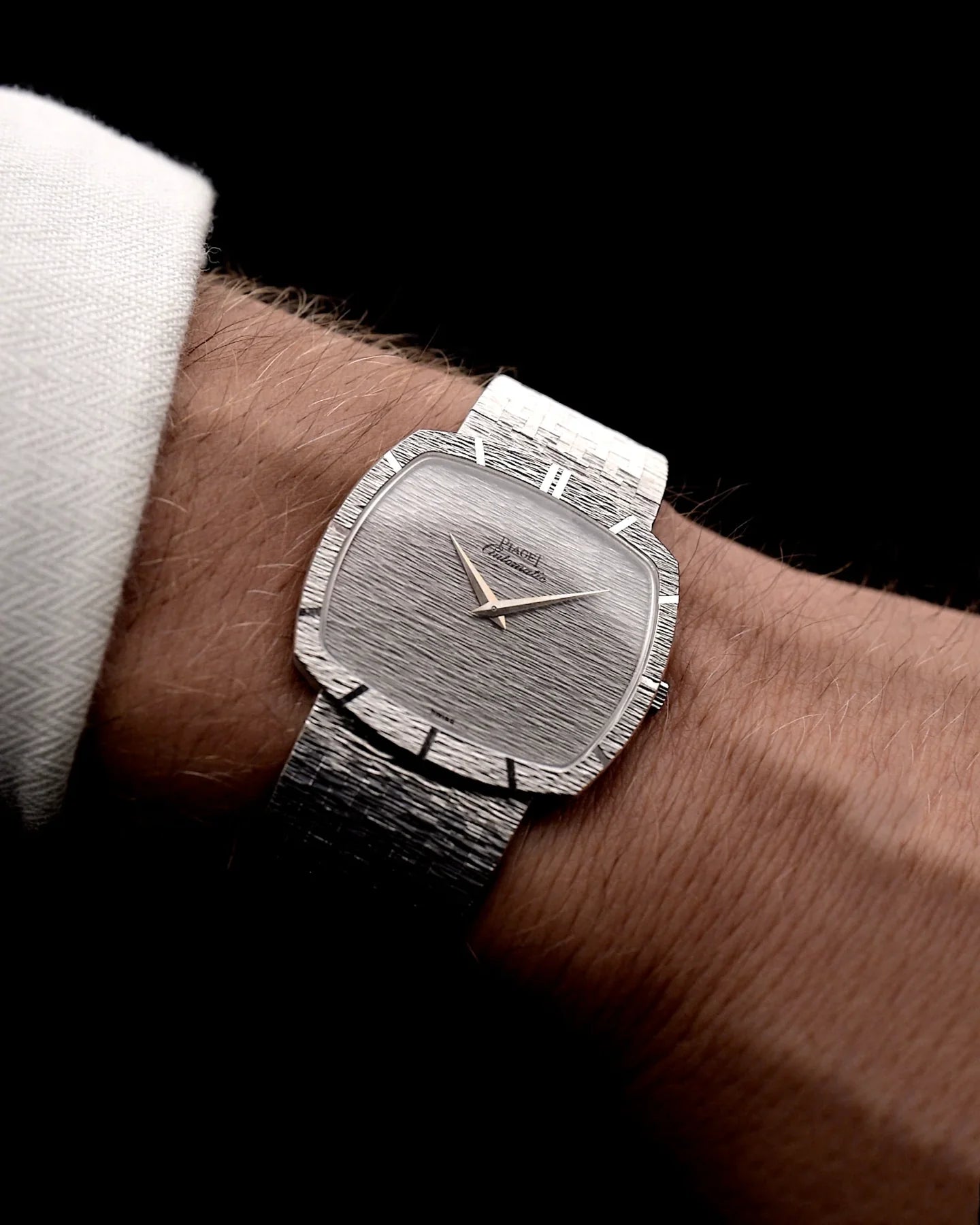 Piaget TV Automatic 18k 1970s