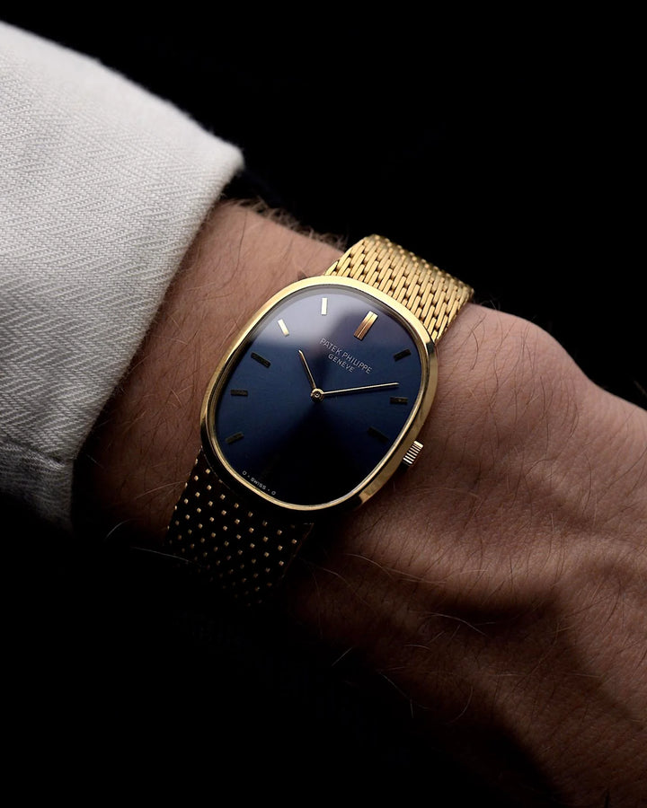 Patek Philippe Ellipse d'Or 18k Blue 1970s