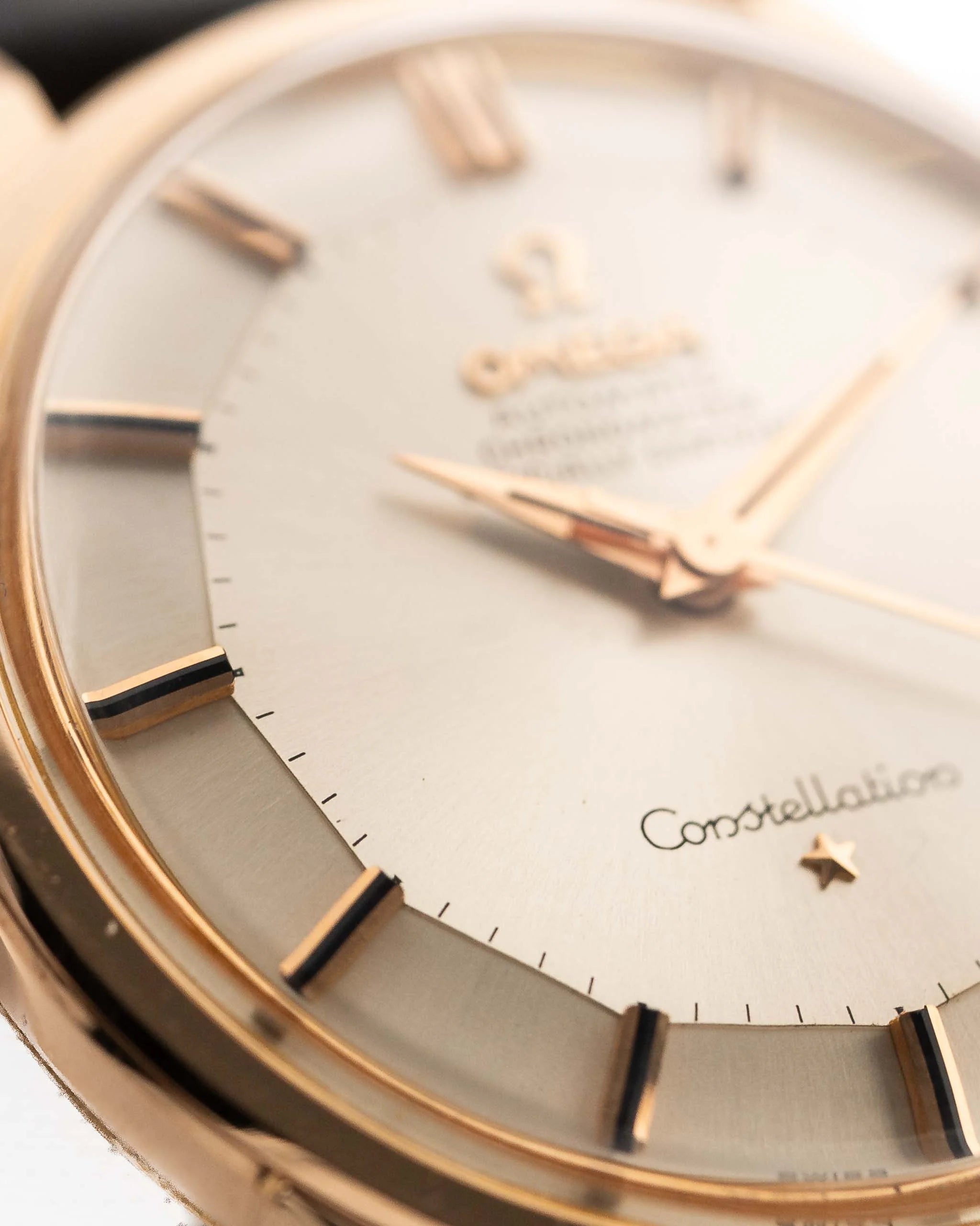 Omega Constellation 168005 Pie Pan 18k Rose 1966