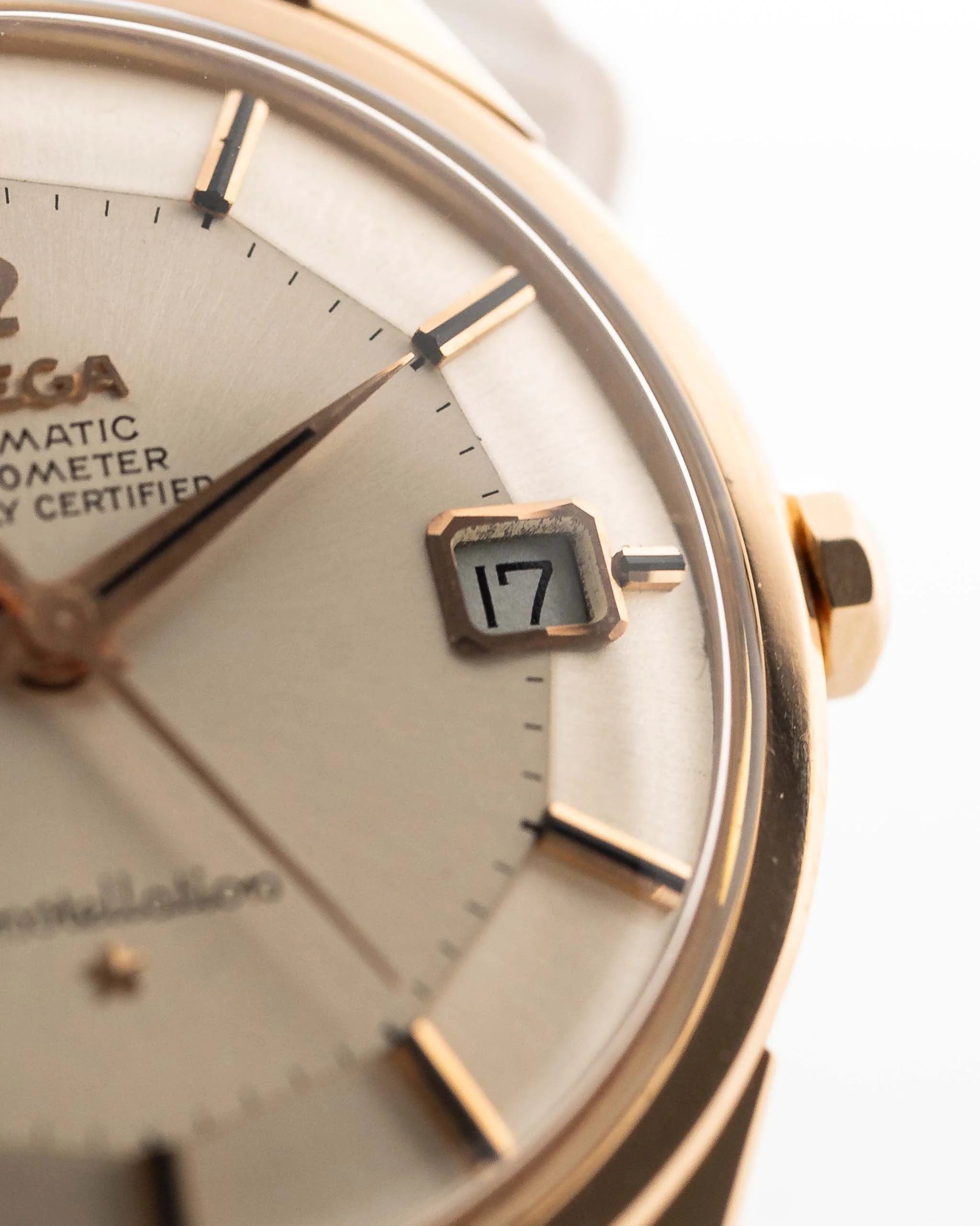 Omega Constellation 168005 Pie Pan 18k Rose 1966