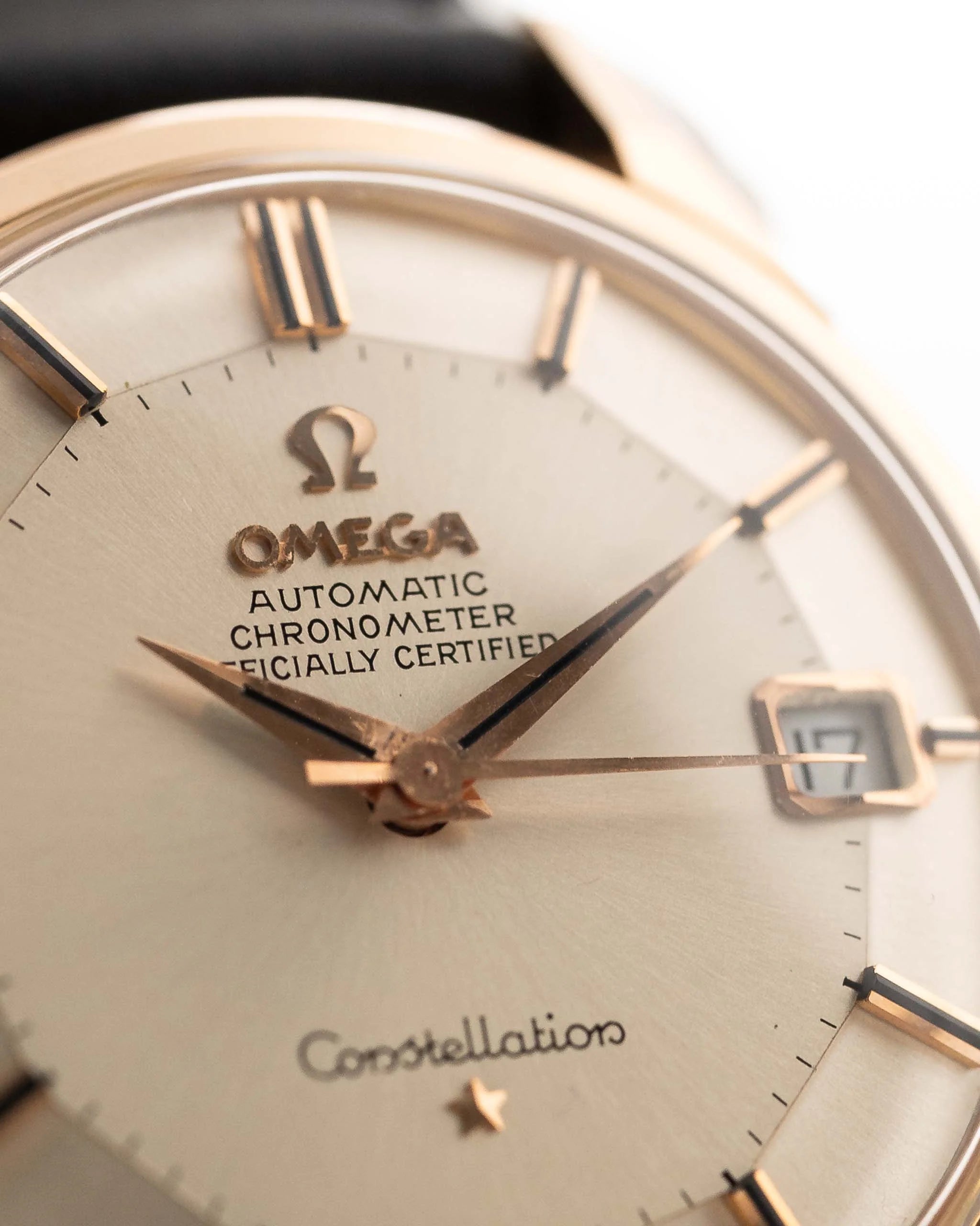 Omega Constellation 168005 Pie Pan 18k Rose 1966