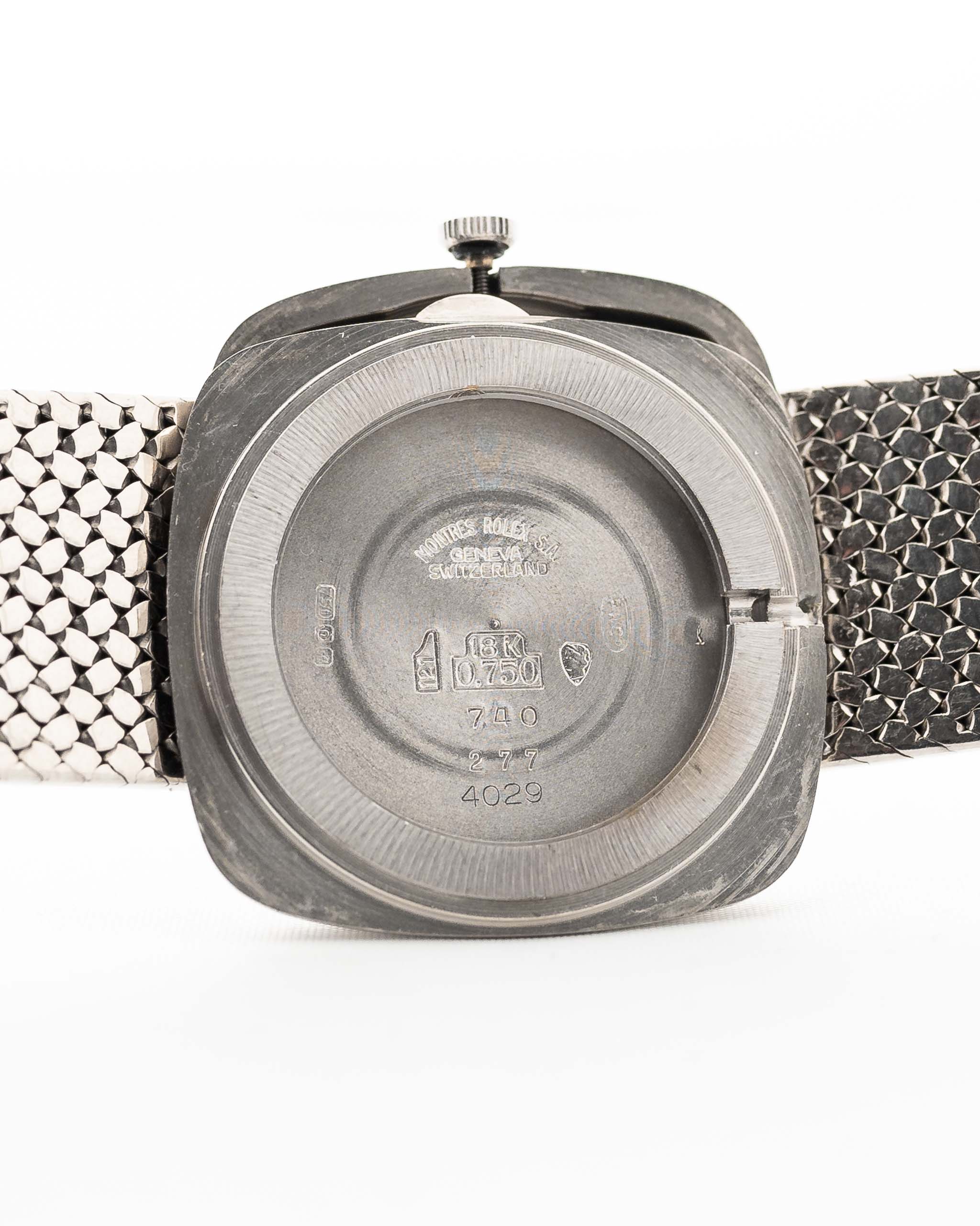 Rolex Cellini 4029 Blue Ombre 18k 1970s