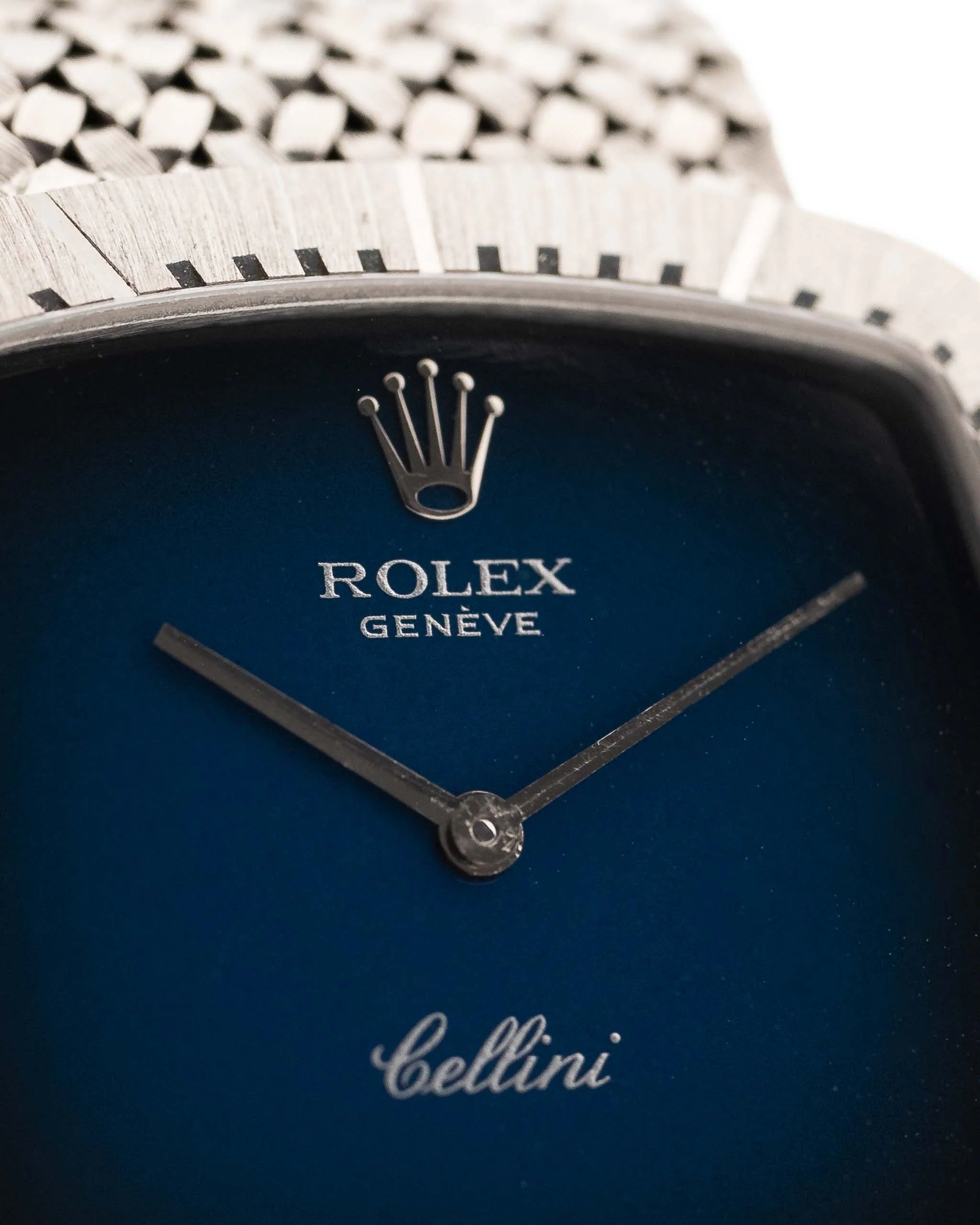 Rolex Cellini 4029 Blue Ombre 18k 1970s