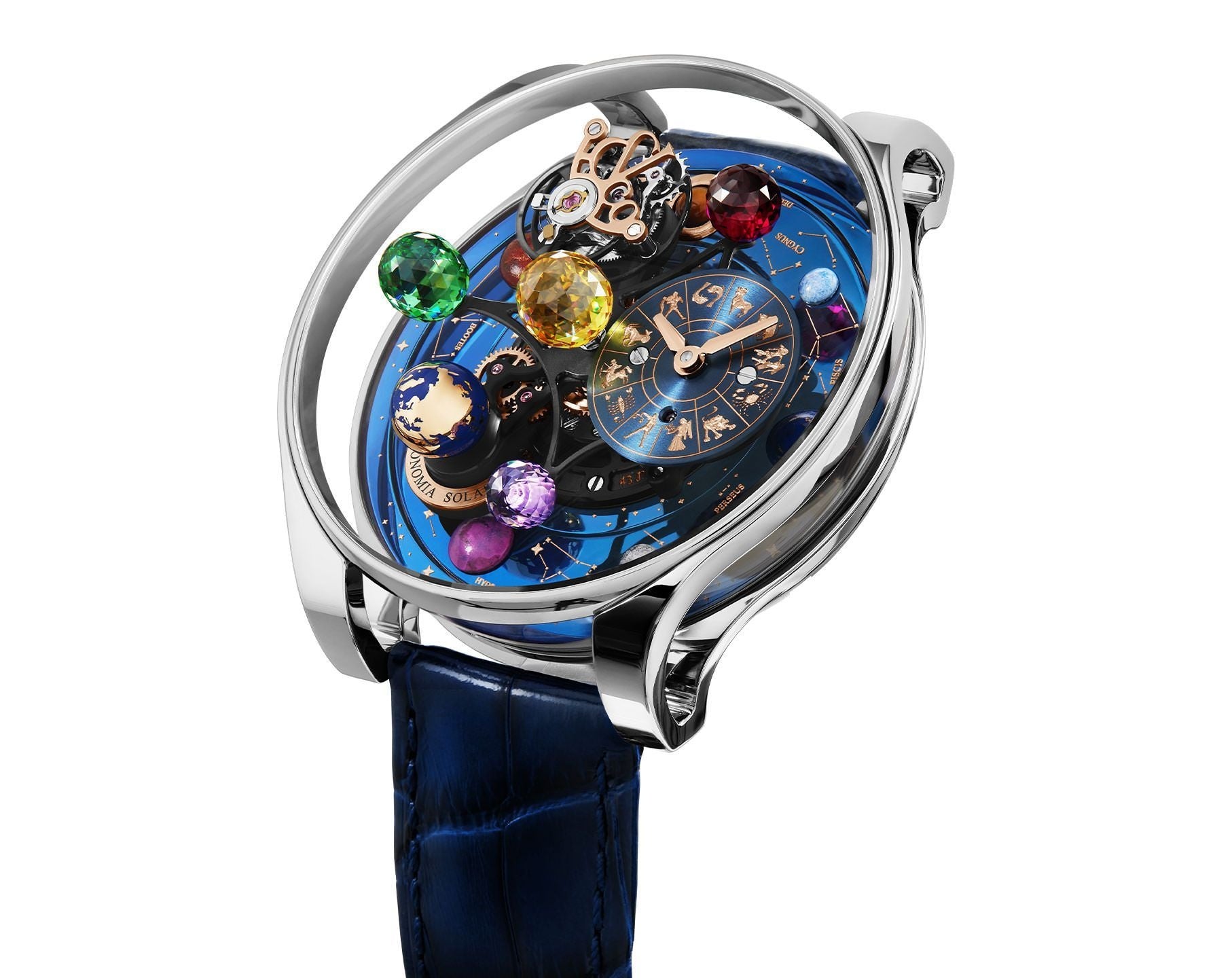 Jacob & Co. Astronomia Solar Jewelry Planets Zodiac White Gold